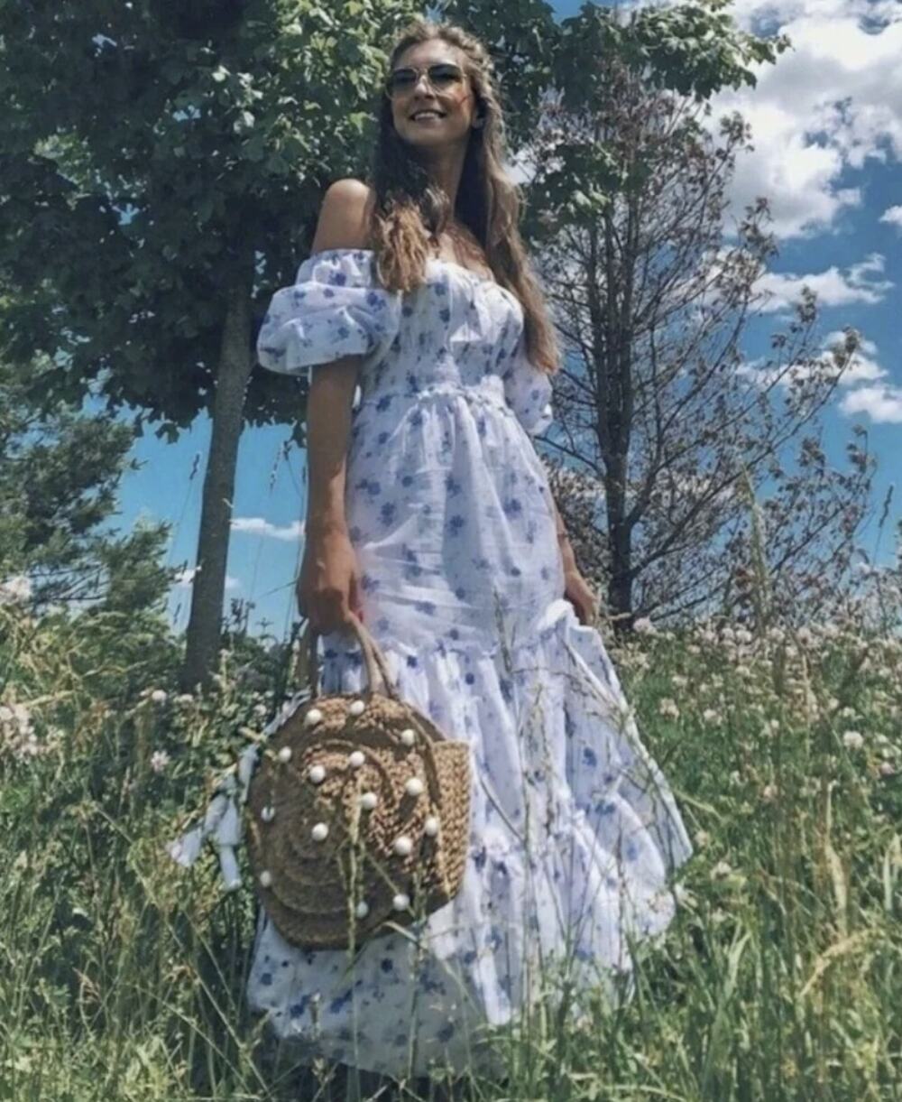 LoveShackFancy x Target Gemma Puff-Sleeve Maxi Dress